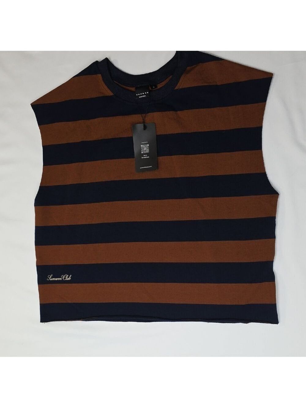 Striped Sleeveless Top Small